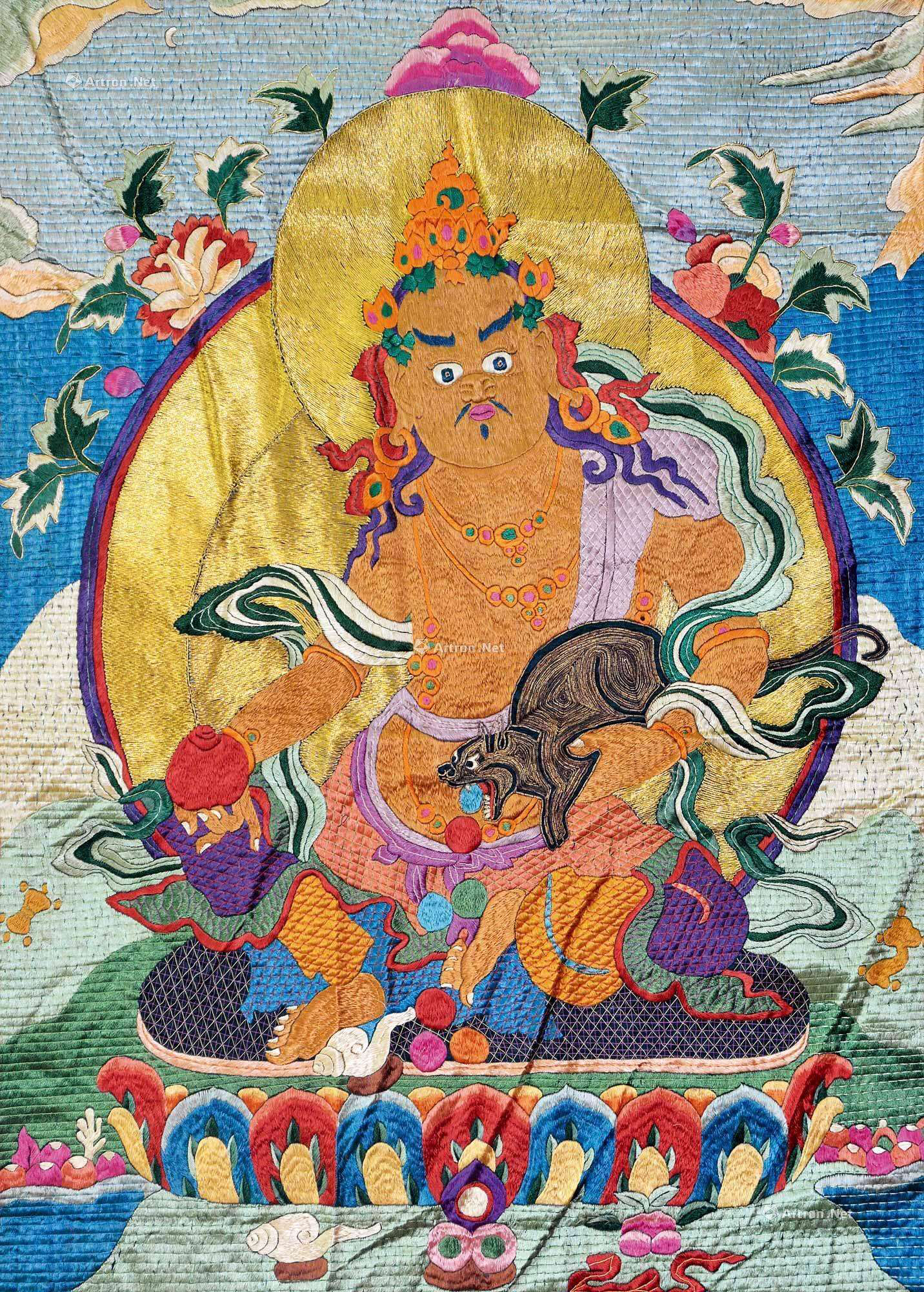 顶级黄财神像图片,黄财神像怎么摆放