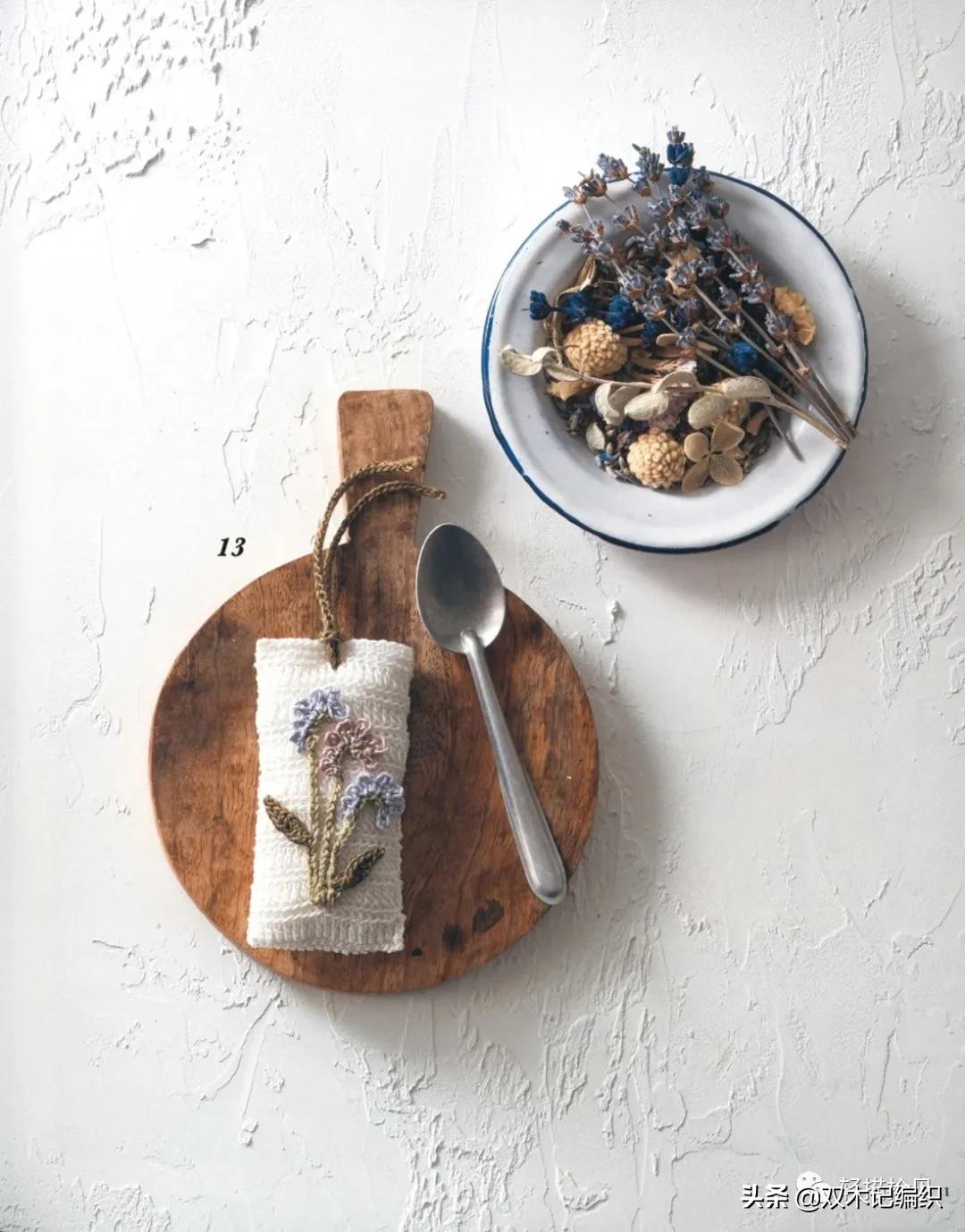 平面小饰物钩织教程,钩织端午节小饰物手链