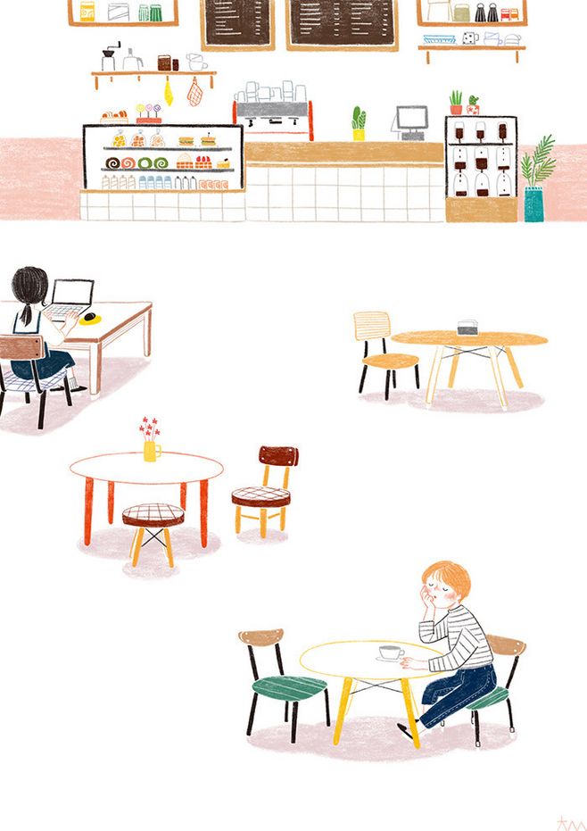 平凡的小幸福，来自韩国艺术家 Chassam