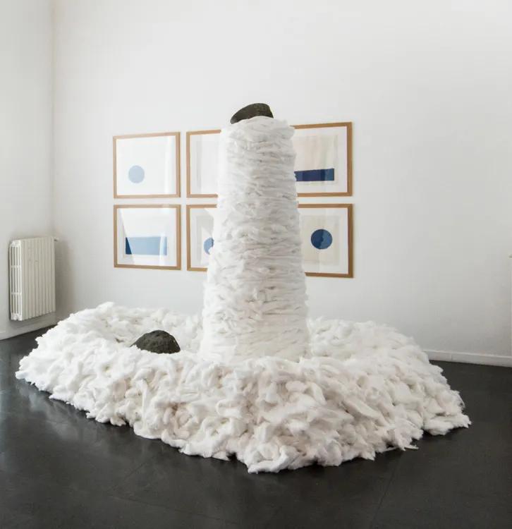 棉花艺术作品,棉花手工艺术作品