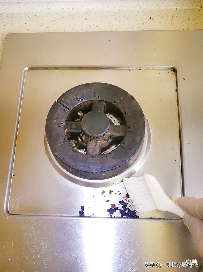 酒店厨房墙面长柄油污清洁刷子,清洁刷长柄二合一家用厨房刷子