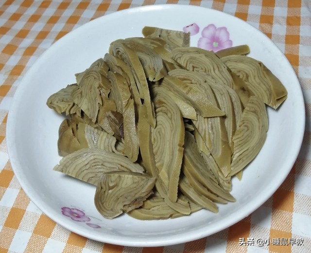 樱花凉拌素火腿,徐州菜凉拌素火腿