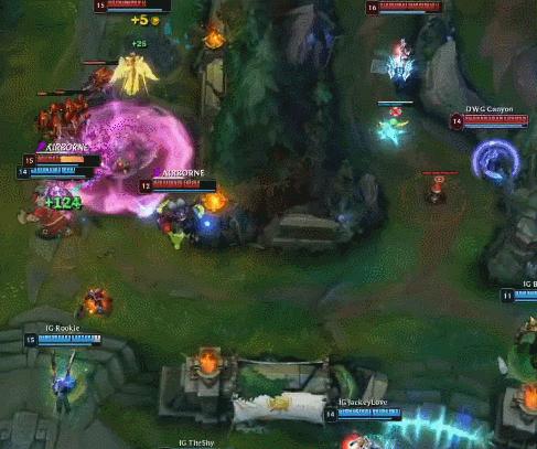 theshy天使阿水卡莎打fpx,fpx小天盲僧夺冠