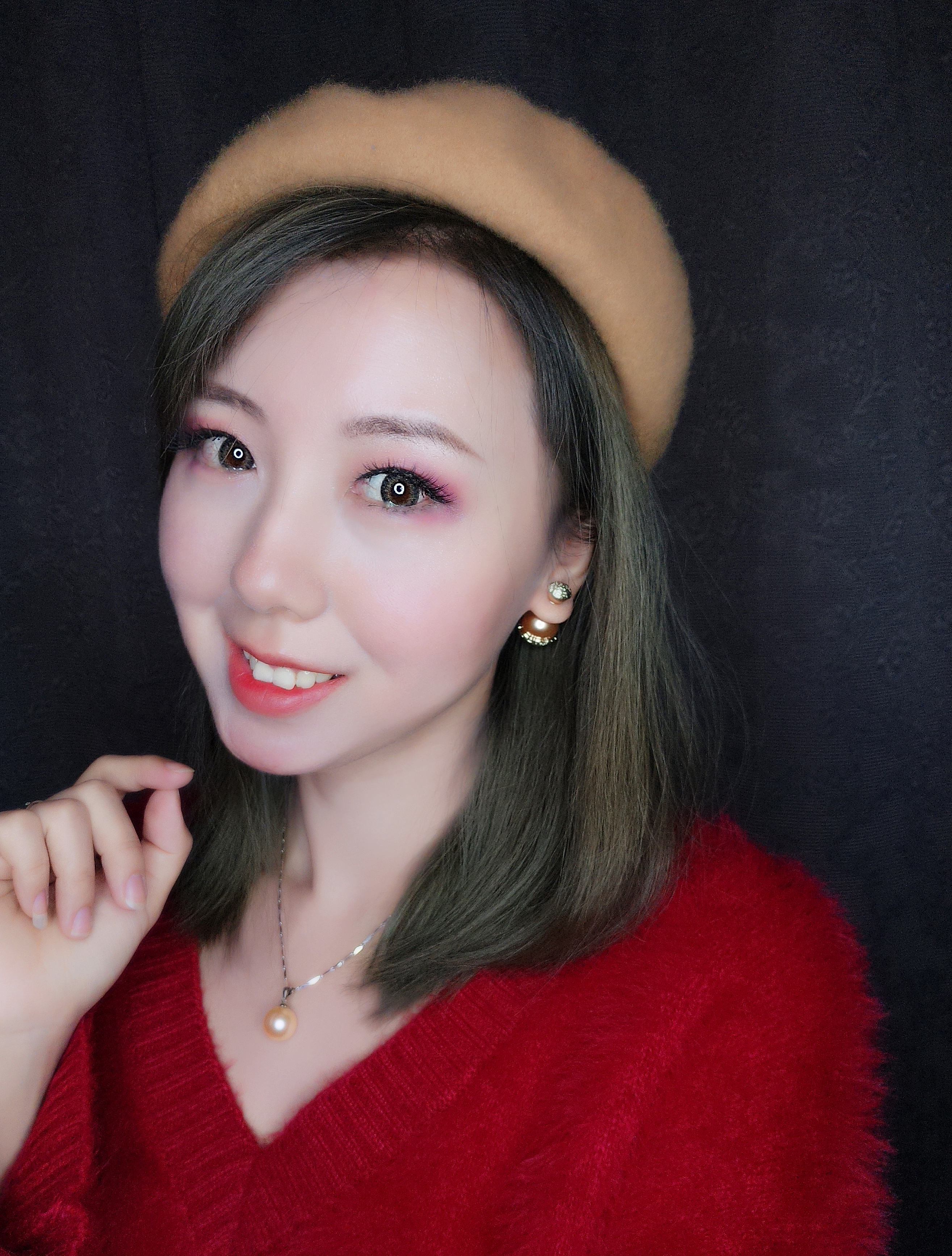 通透精致的约会妆教程,高甜约会妆