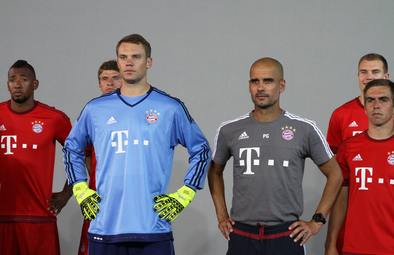 瓜迪奥拉和安切洛蒂执教拜仁,瓜迪奥拉执教拜仁