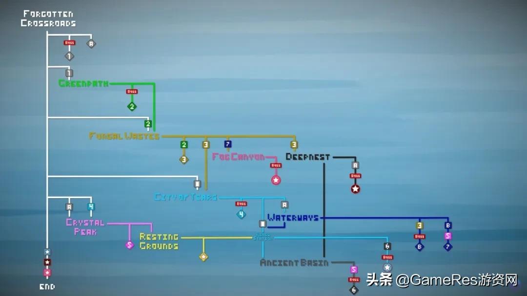 万字长文系列讲解,空洞骑士深渊探索攻略