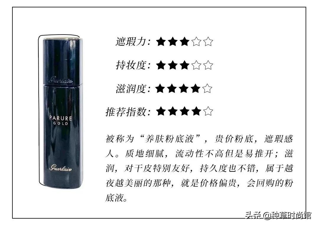 2020口碑最好粉底液油痘皮,全网火爆的十大粉底液测评