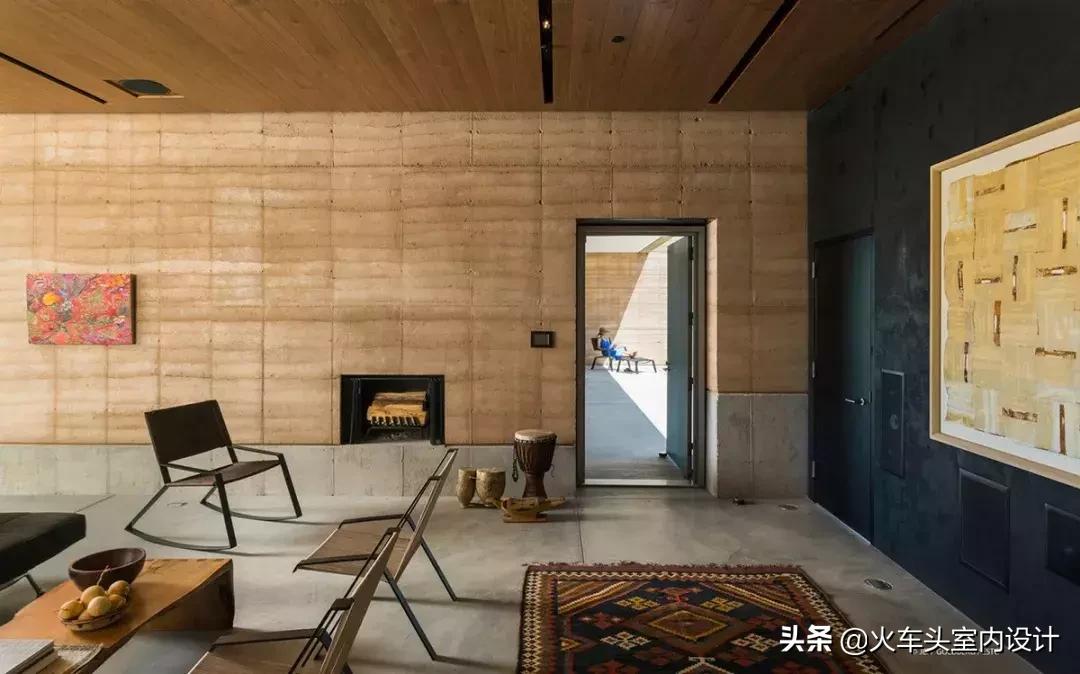 夯土水泥艺术外墙,夯土墙质感