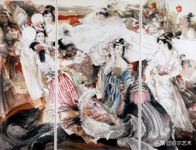 苏维贤人物画作品欣赏,苏维贤人物画艺术