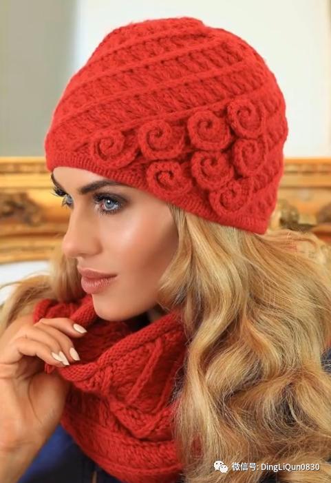 针织帽子简单款好看的,纯手工针织年轻人戴的帽子教程