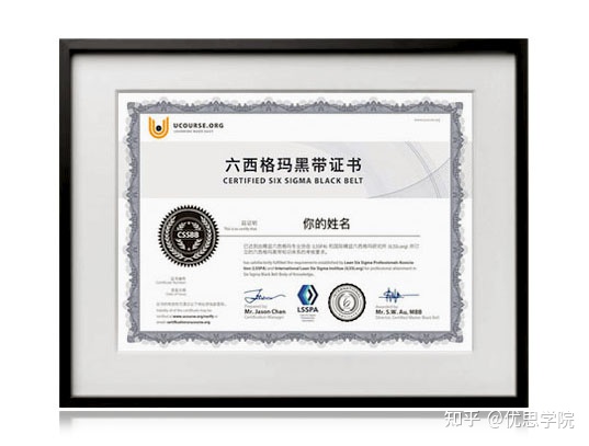 优思学院：怎样获得国际认可六西格玛绿带或黑带证书？