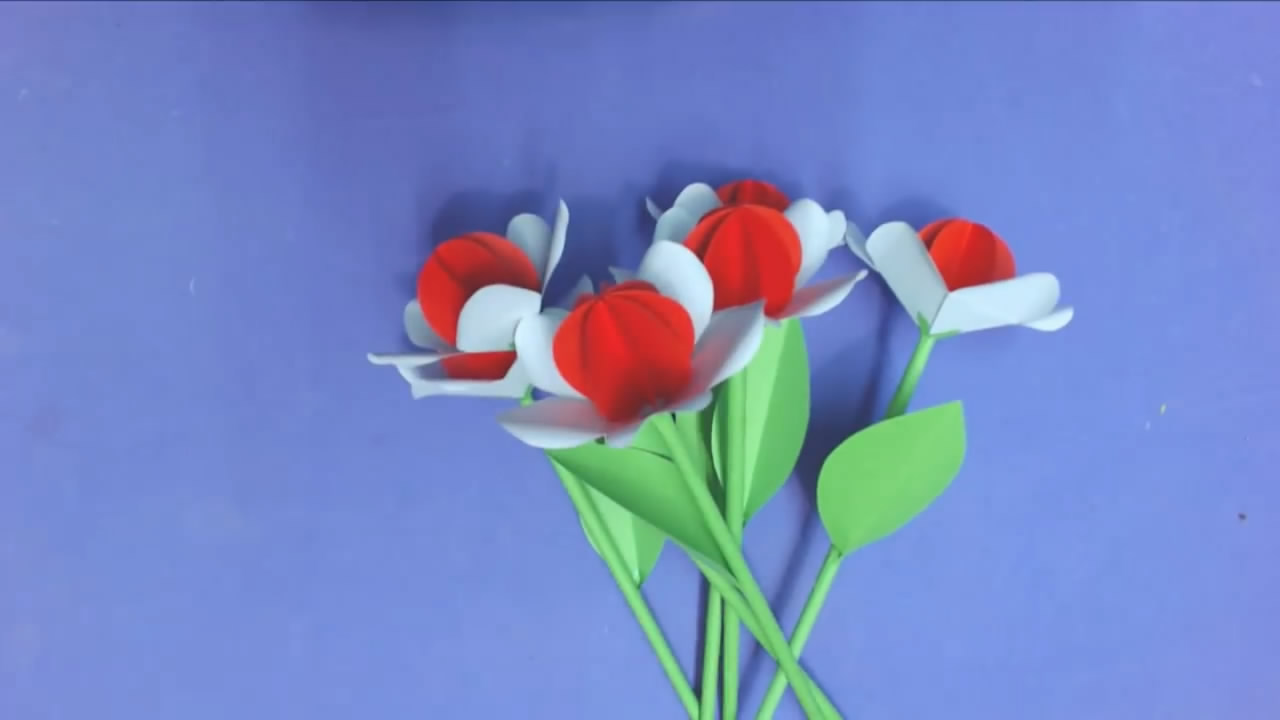 纸艺花卉制作教程,纸艺花卉教程褶皱纸荷花