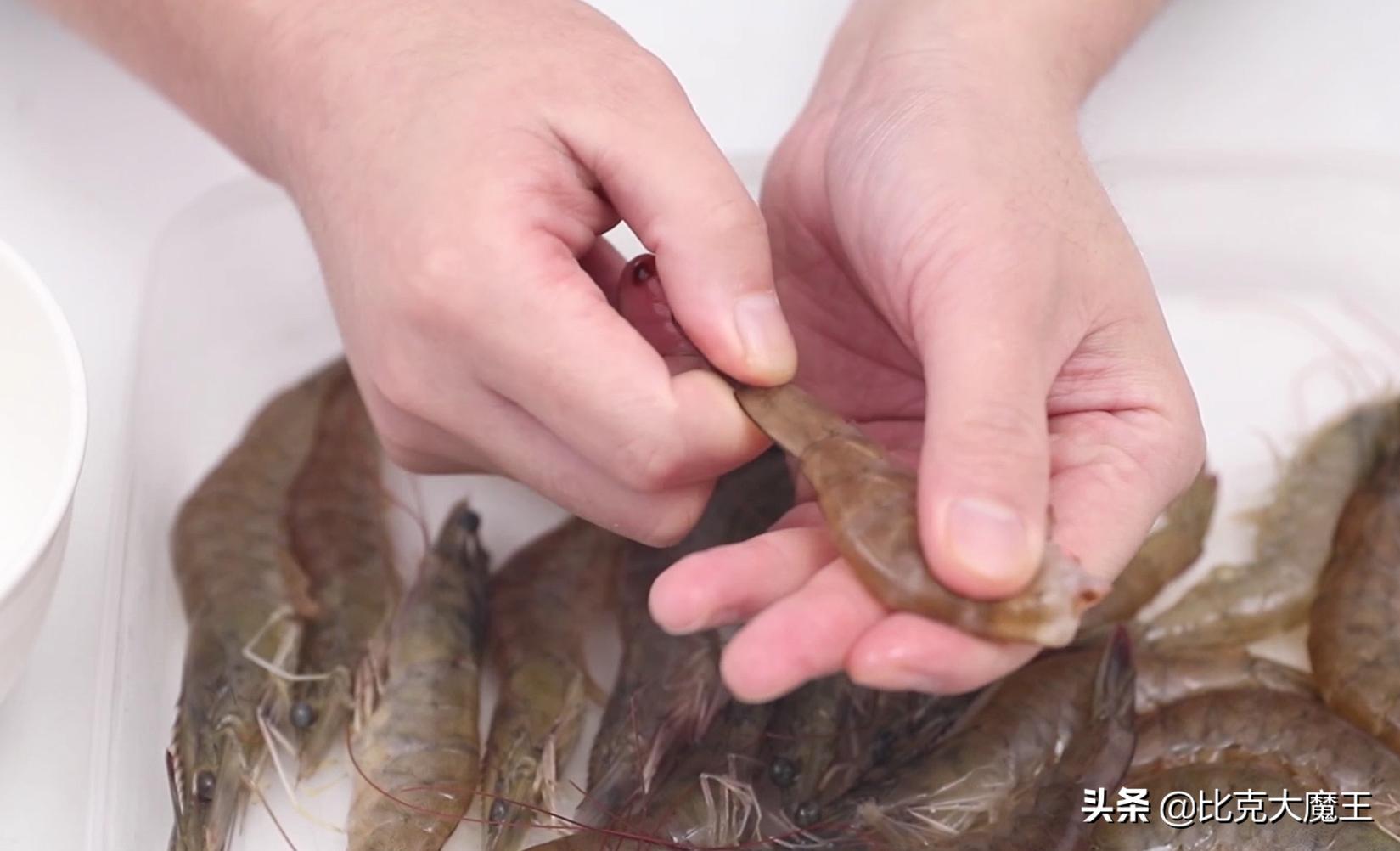 剥虾仁剩下的虾壳,活虾剥虾仁的技巧