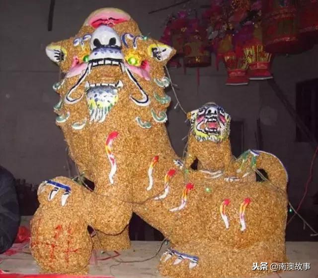 潮汕习俗进宅灯笼,潮汕做喜桌