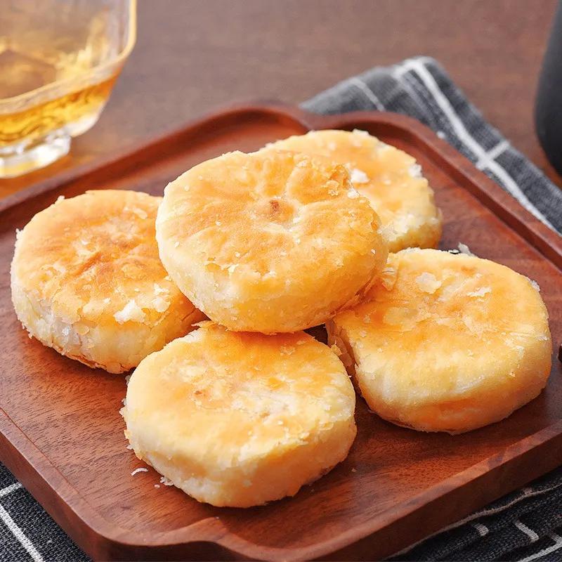 潮汕酥式绿豆饼的正宗做法,香酥脆的纯手工潮汕红豆绿豆饼