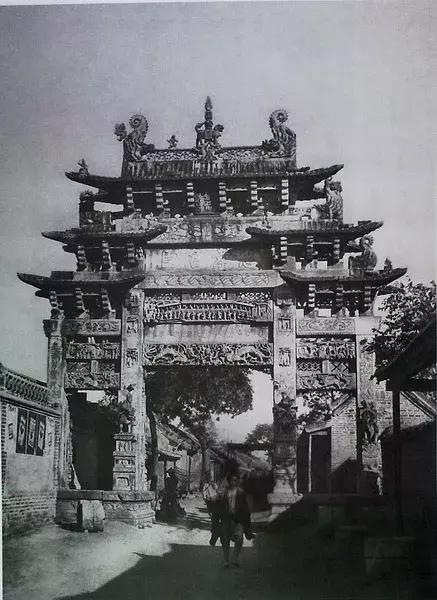 100年前中国风景建筑老照片,两亿多年前的景观