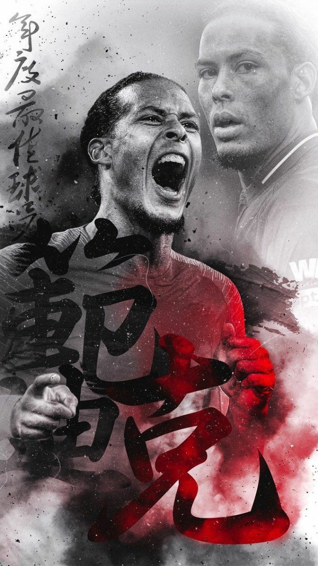 范戴克壁纸足球,足球最强防守后卫范戴克