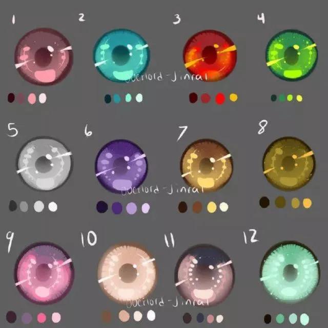 手绘眼睛零基础绘画教程,绘画教程谁看都能懂的眼睛画法