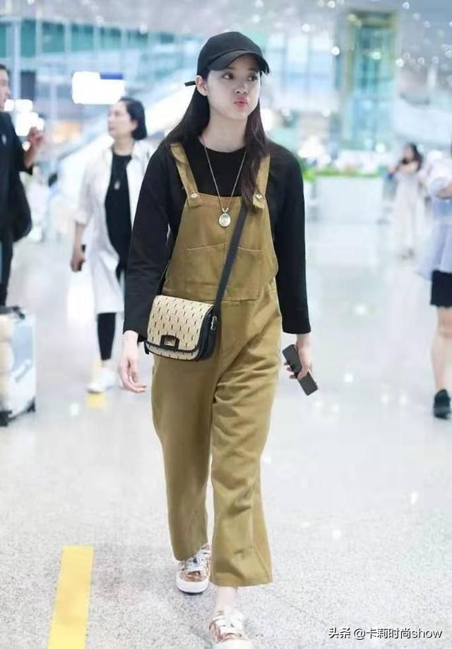 腿粗屁股大胯宽适合的背带裤,下半身偏胖女士裤子穿搭