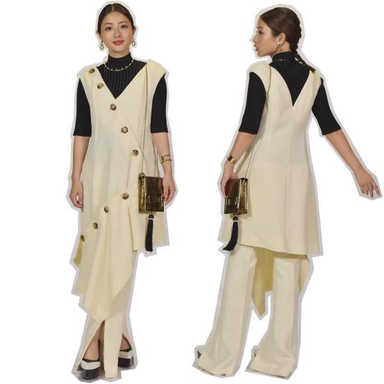 石原里美的短发穿搭,石原里美穿红衣服搭绿围巾