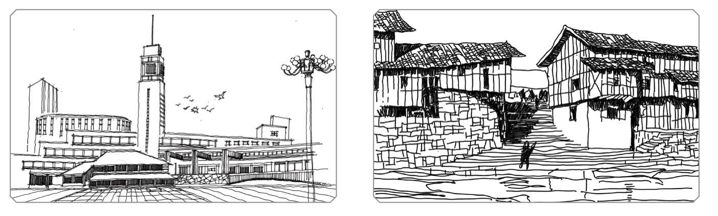 线条画是怎么画的,线条画教程手绘图片