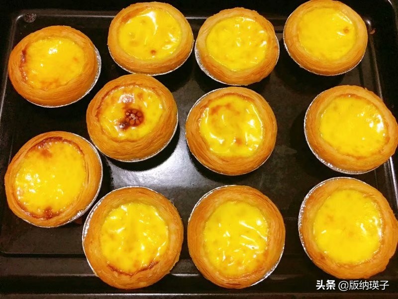 蛋挞皮蛋液怎么放微波炉做蛋挞,不用蛋挞皮做家庭蛋挞最简单做法