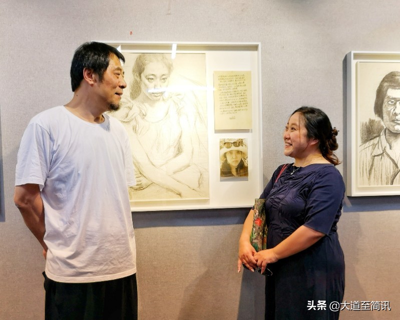 素描徐方,画家徐方素描