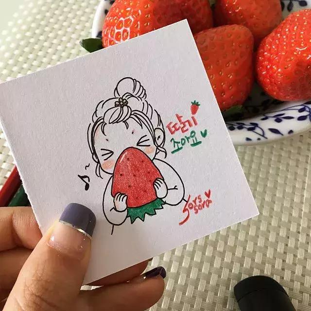 哈士奇的简笔画图片用彩铅画的,儿童彩铅简笔画6-12岁美观小人