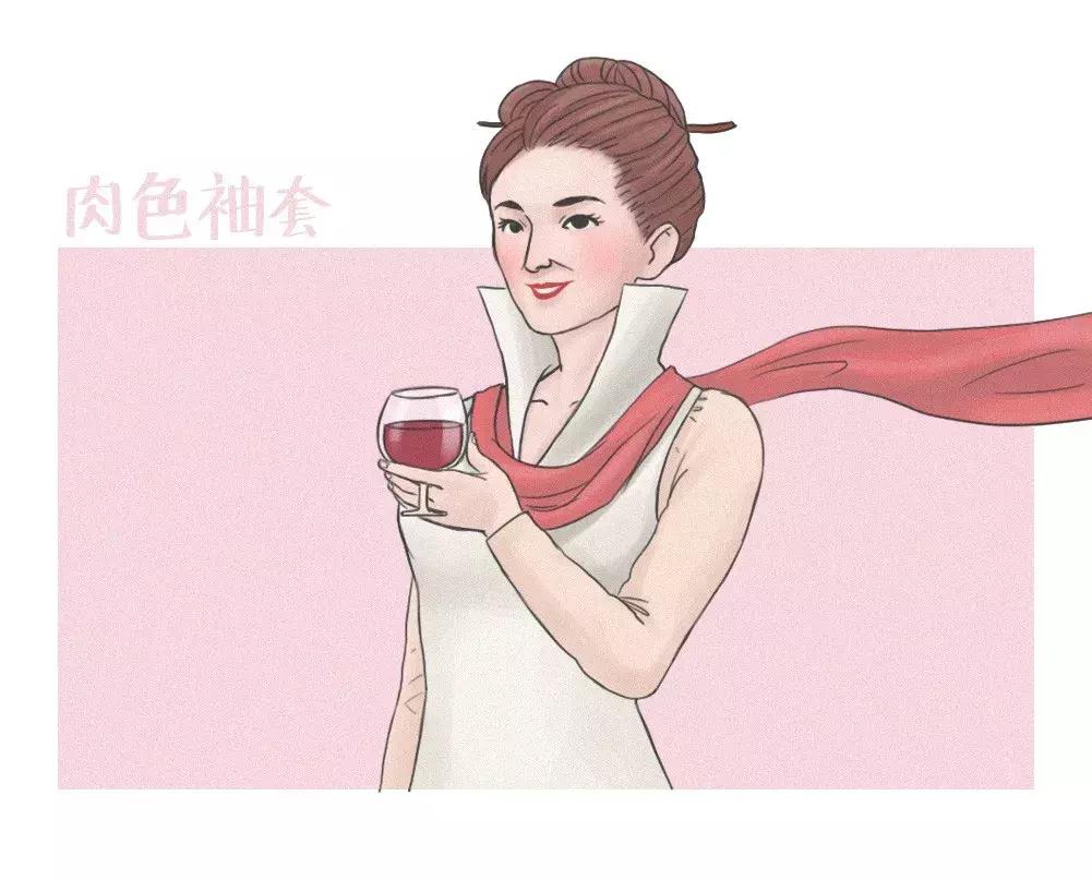 高定款袖套,时尚洋气设计感中袖春夏套装