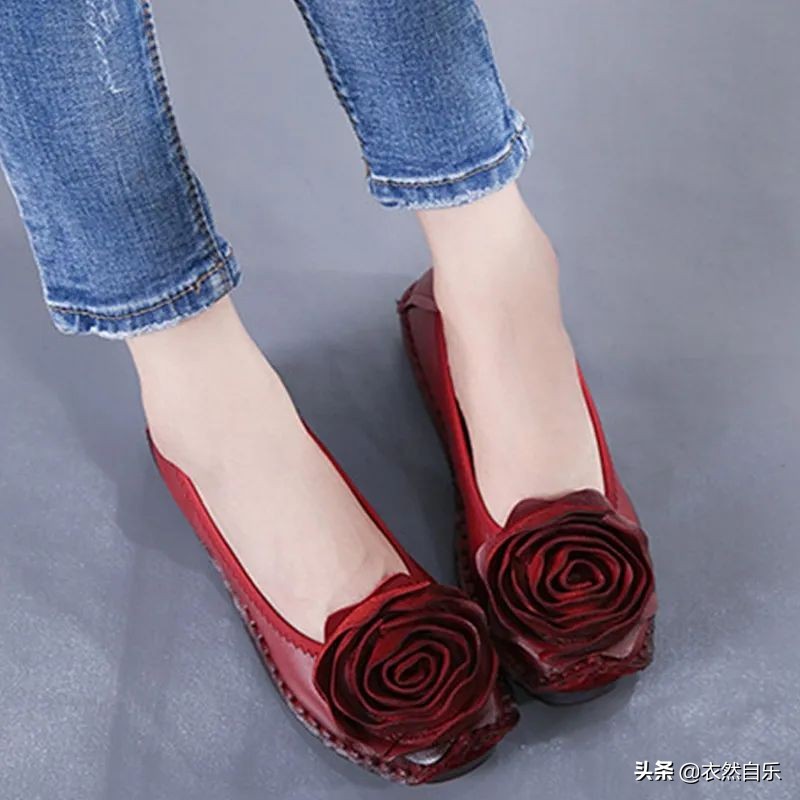 新款浅口鞋休闲鞋,软底妈妈鞋舒适又时髦浅口鞋