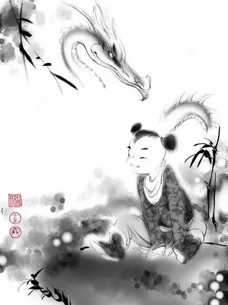 中国儿童国画杰作,国画小儿童