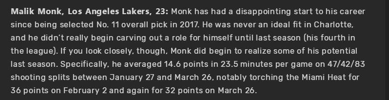 美媒预测湖人夺冠概率,火箭波特最新消息