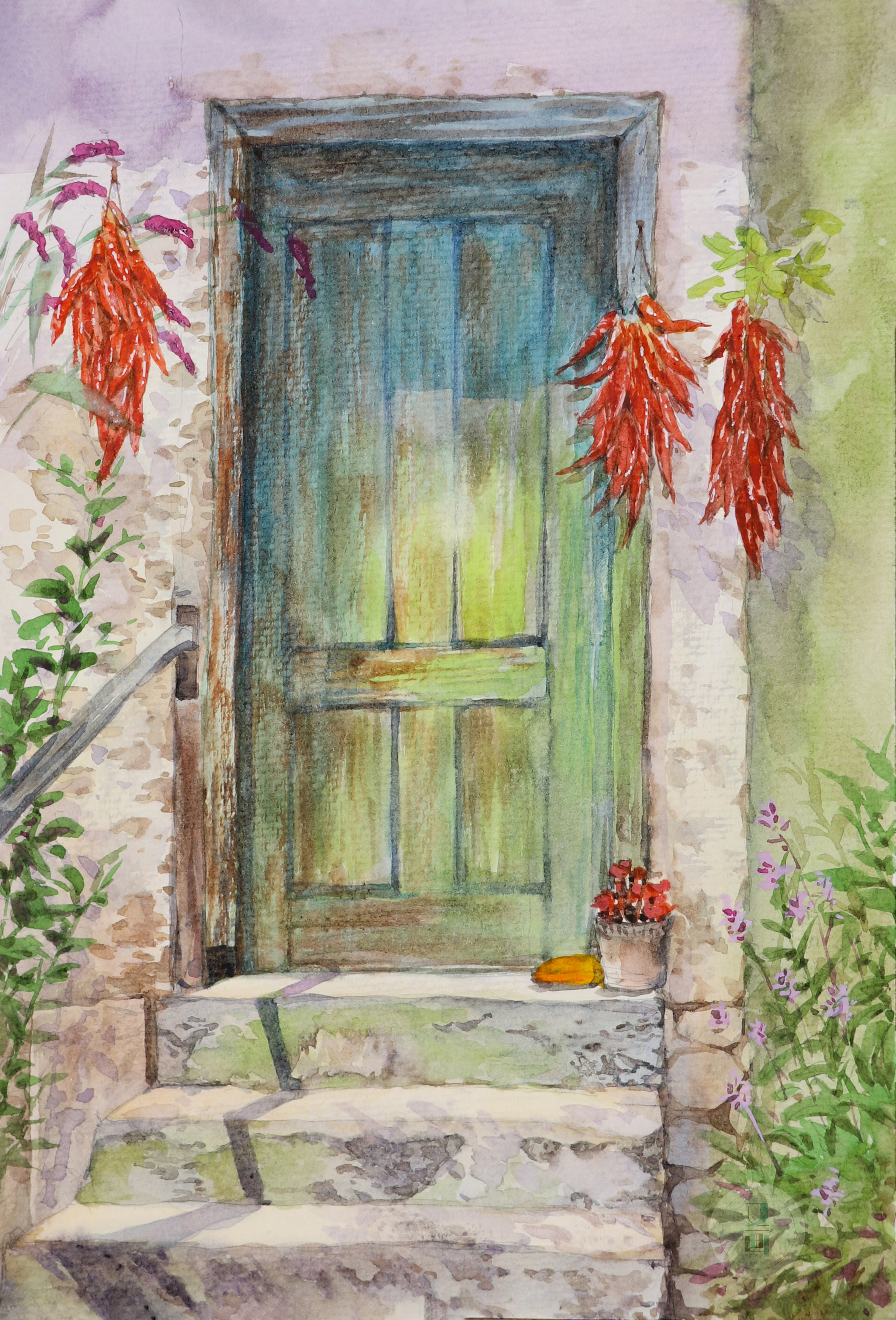 简单随性的水彩教程,水彩生动技巧视频