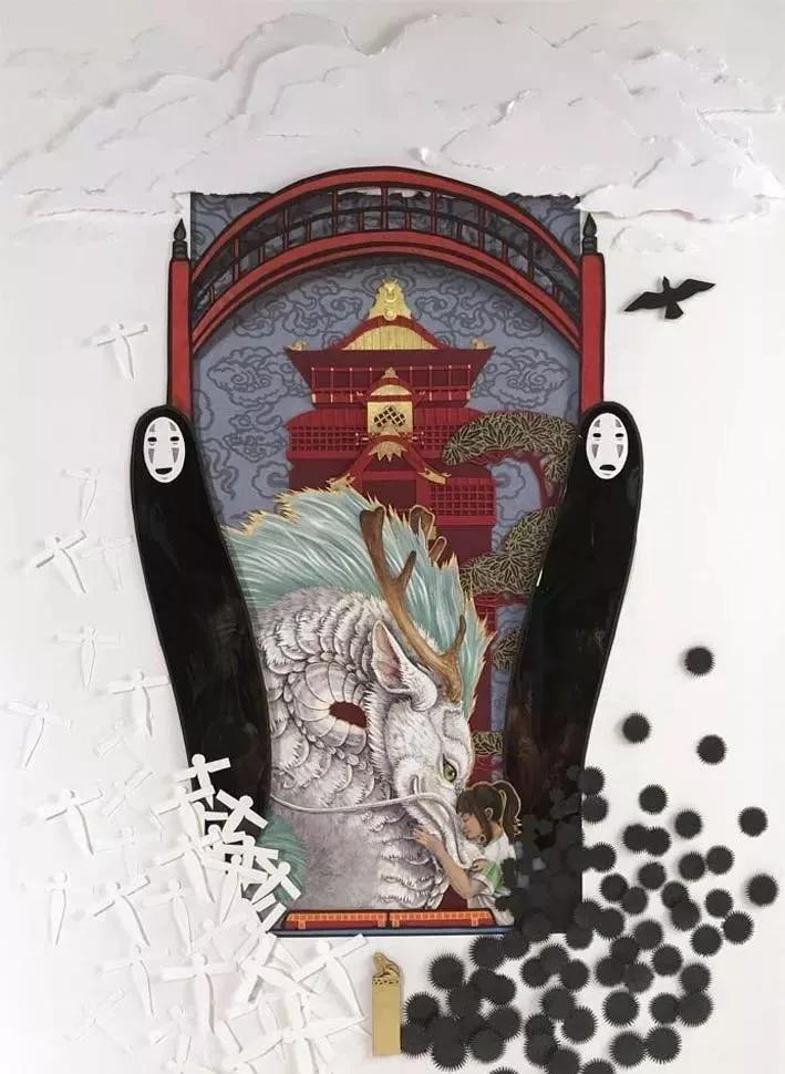 全球50位艺术家致敬宫崎骏作品