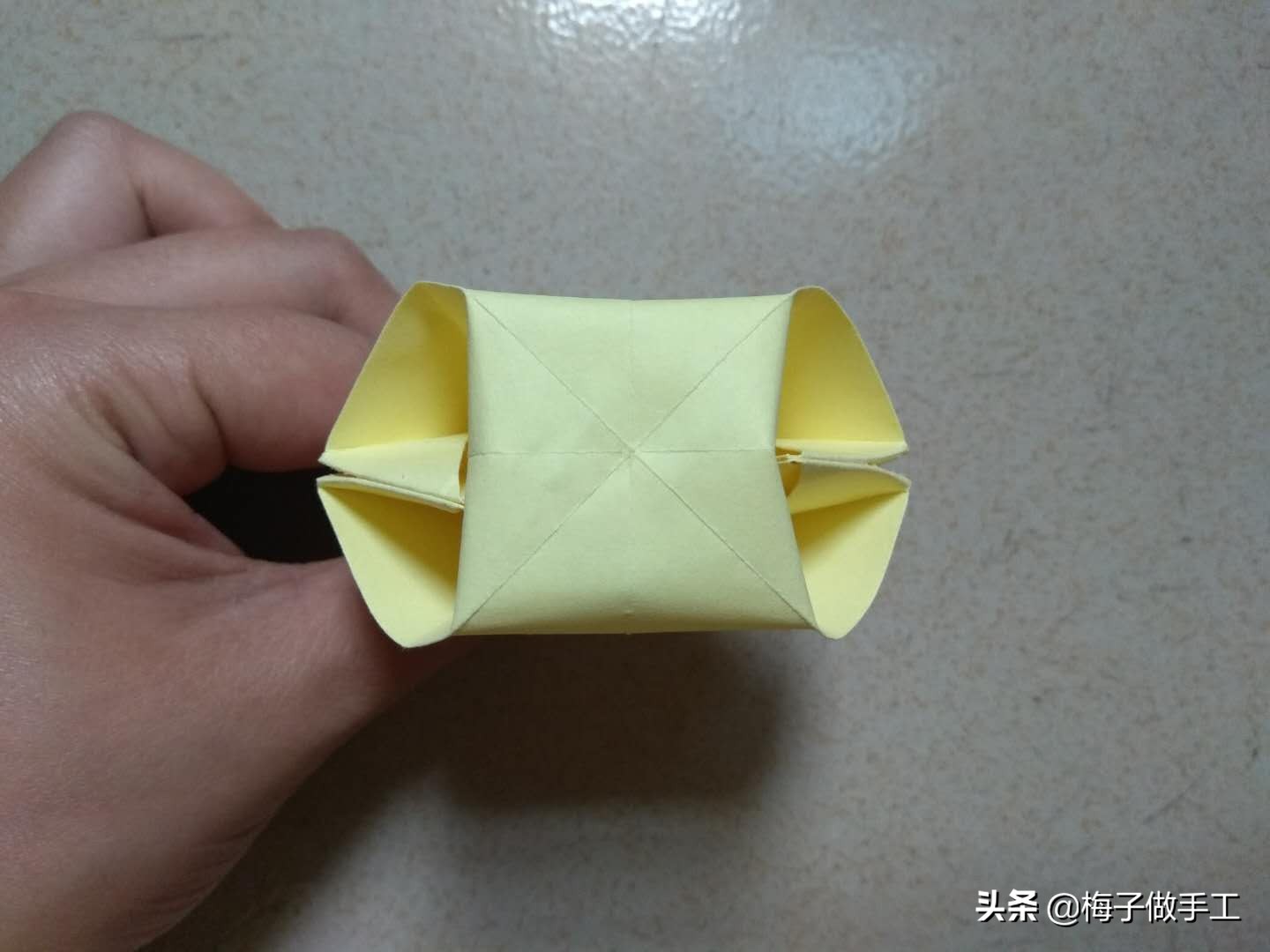 折纸手工大全只用一张纸折钻石,折纸制作钻石