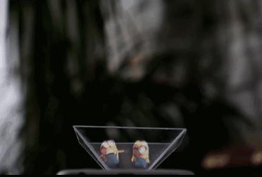 手机全息投影素材,黑科技全息投影手机