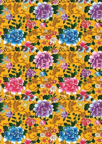 庄重华美的中国古典纹样,东方纹样图植物