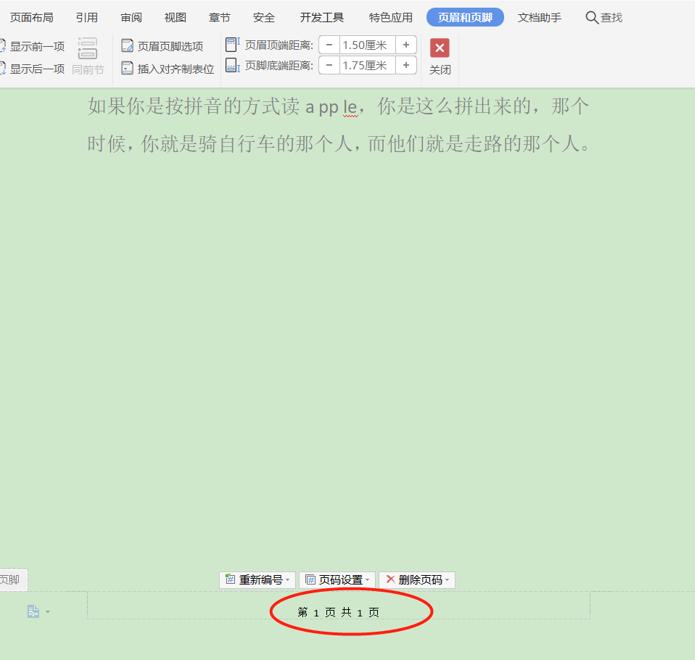word文档2007版本如何设置页码,word里页码怎么设置第几页共几页