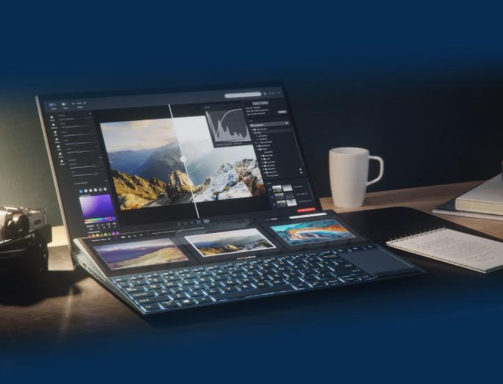 灵耀x双屏2022款4k刷新率,灵耀x双屏全新交互强化双屏体验