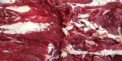 潮汕牛肉火锅雪花牛肉部位,潮汕火锅里的吊龙和雪花