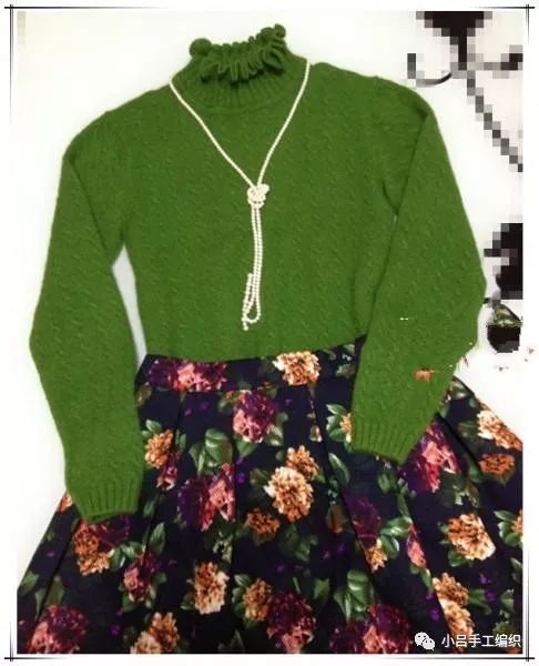 从上往下织的春秋款网红毛衣教程,简单打底毛衣女秋冬粉色