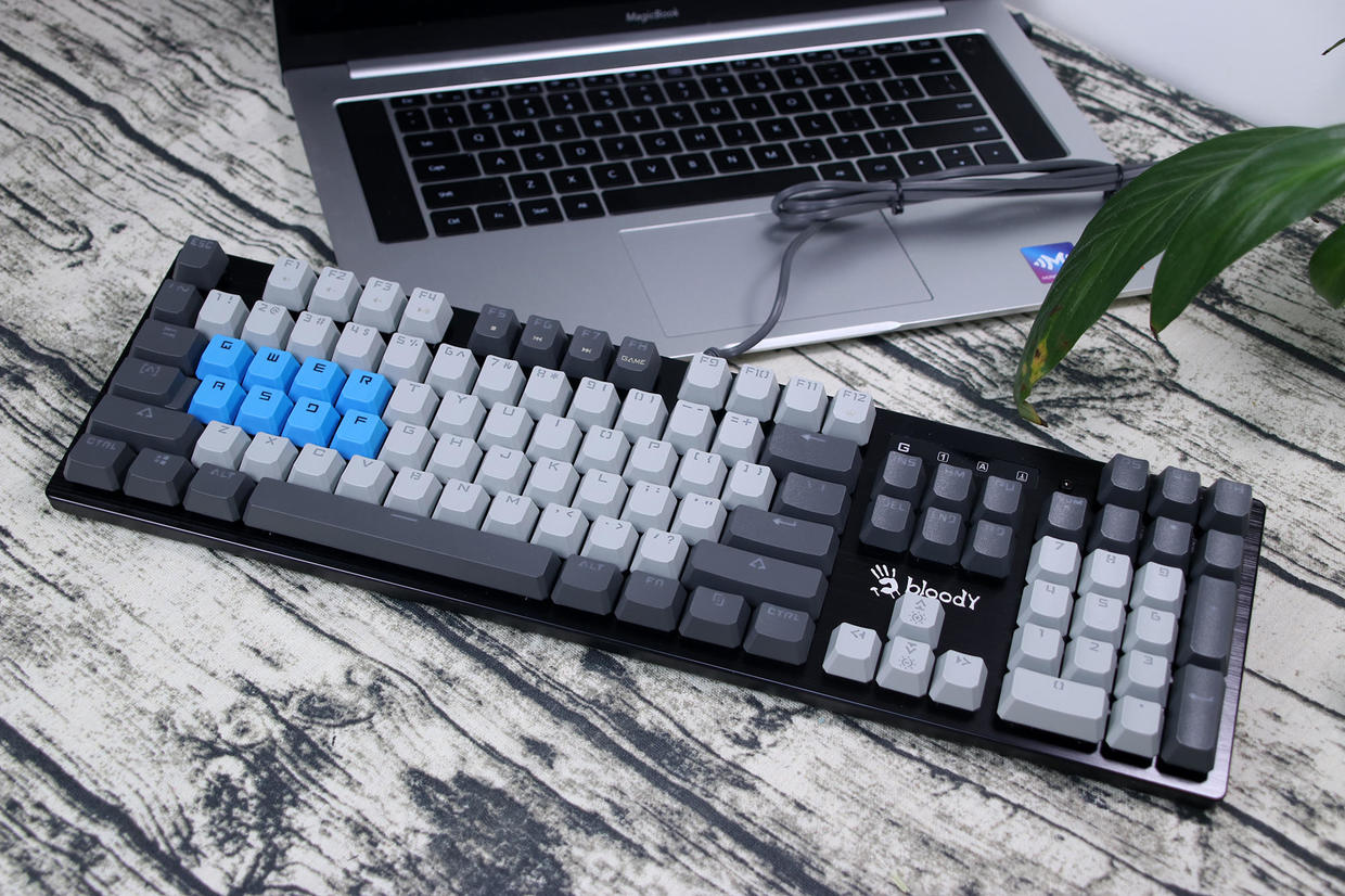 血手幽灵q970键盘测评视频,光轴键盘血手幽灵b760