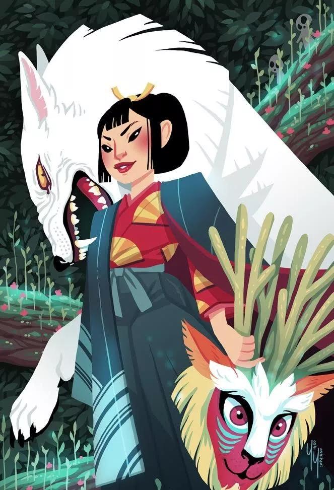 全球50位艺术家致敬宫崎骏作品