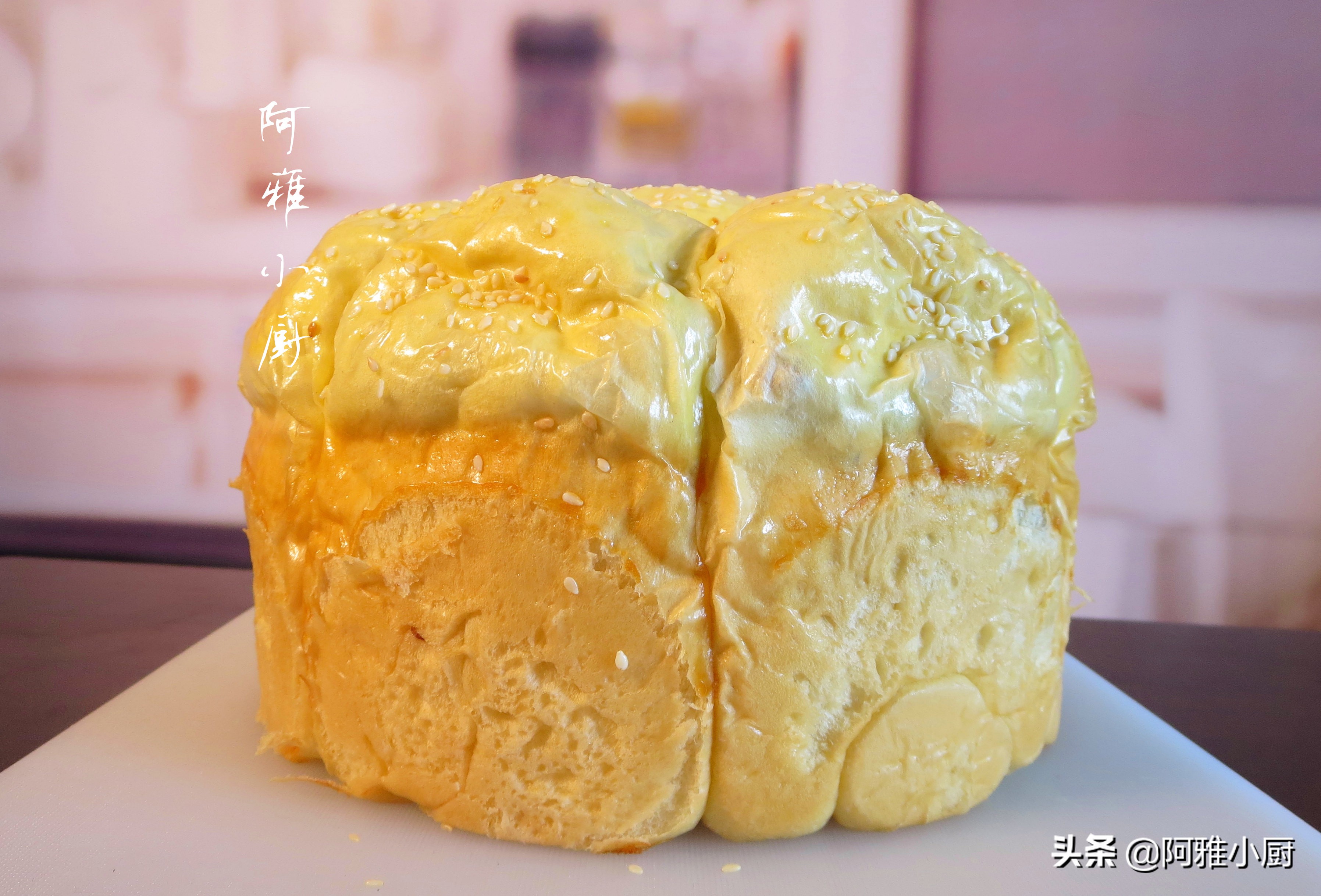 不用厨师机做手撕面包,不用面包机的手撕面包做法