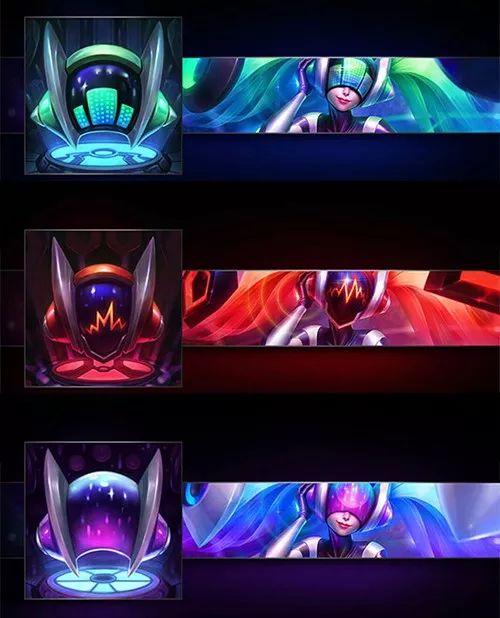 这些皮肤在购买时会有图标赠送，如果没有，记得去找客服