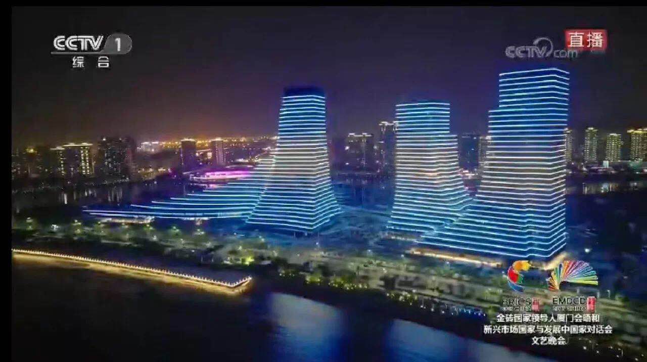 厦门世贸大厦双子塔视觉震撼,厦门十大大厦