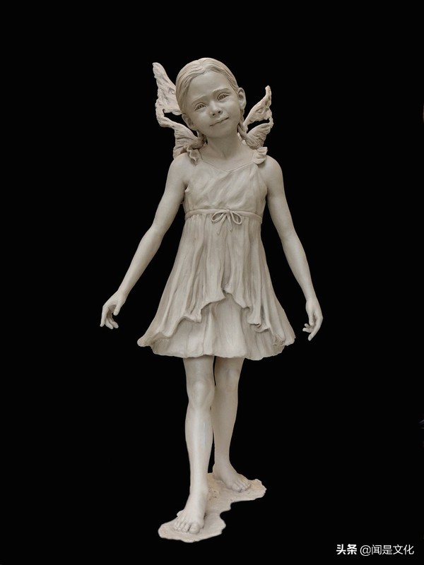 学赏画197：美女雕塑家米娅：灵感来自孩子们不断变化的个性