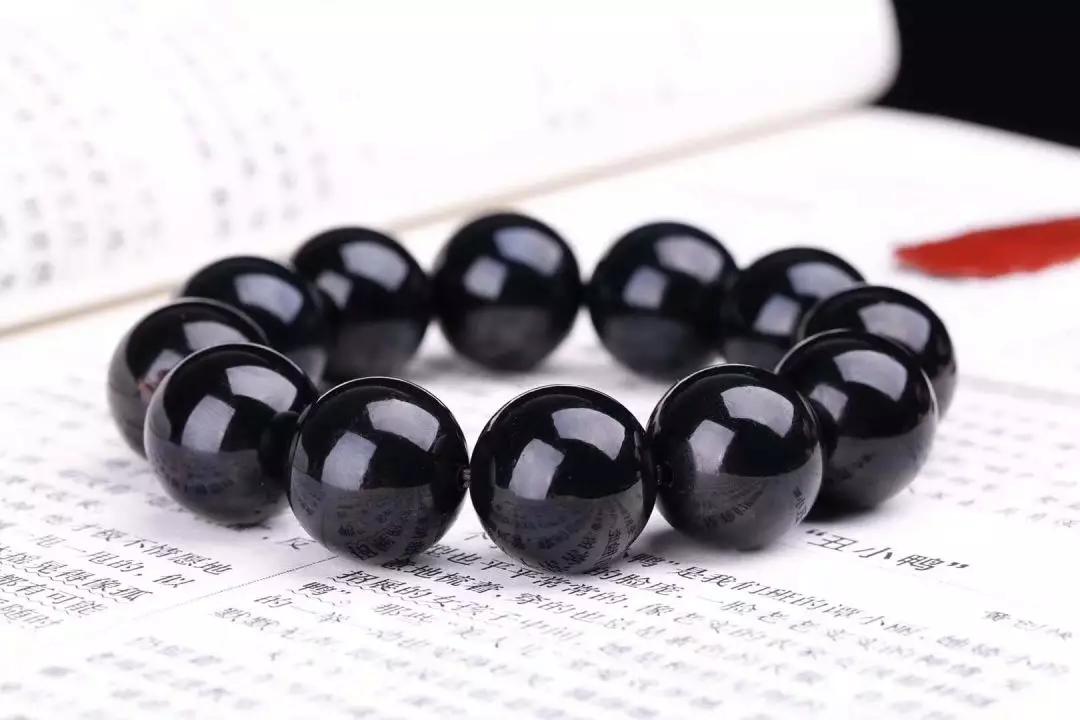 盘黑了的文玩手串,文玩手串小叶紫檀手串