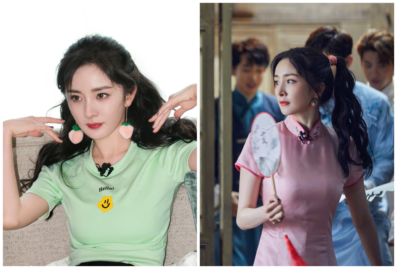 王鸥杨幂发际线,王鸥的发际线真好看