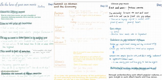 状元手写笔记好还是学霸笔记好,十大经典名校学霸笔记
